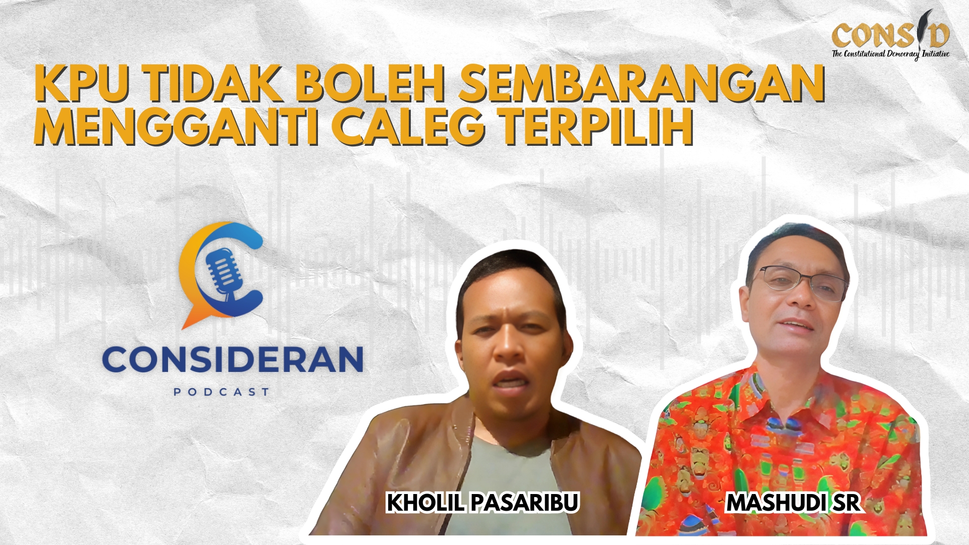 Calon Terpilih Tersingkir Sebelum Dilantik